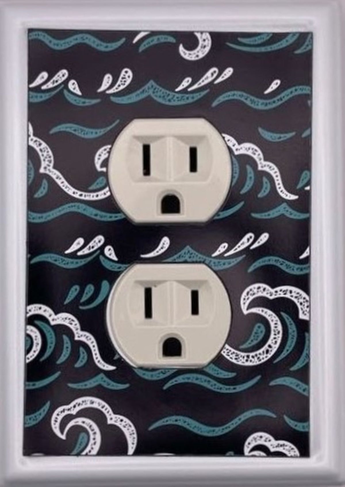 Blue Waves Decorative Magnetic Insert