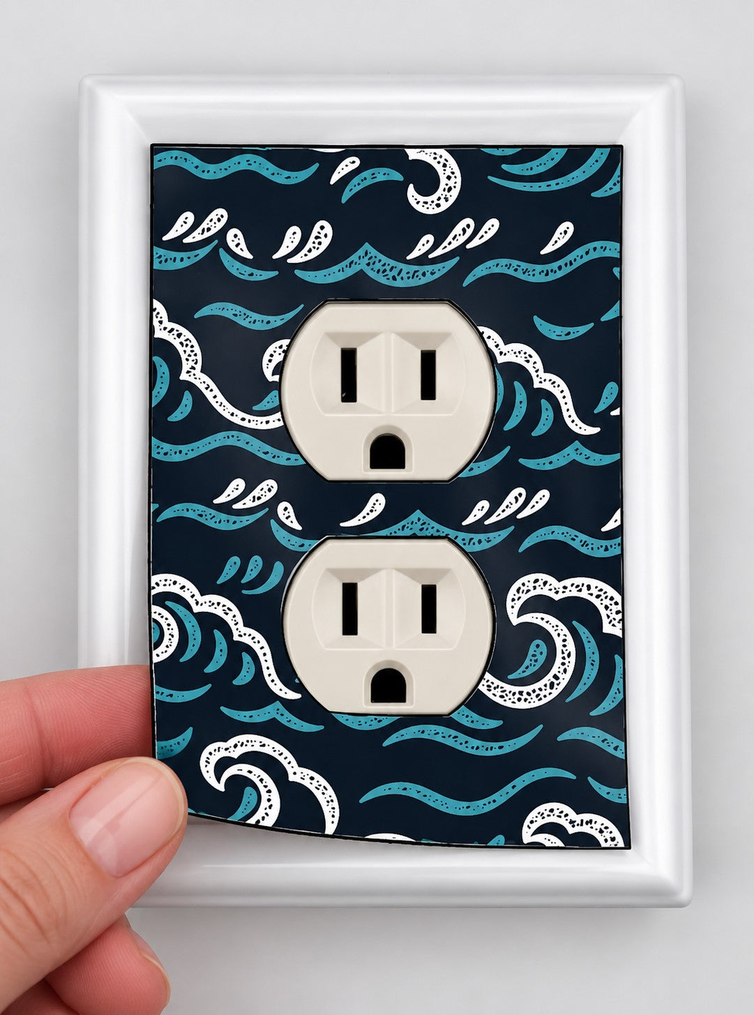 Blue Waves Decorative Magnetic Insert