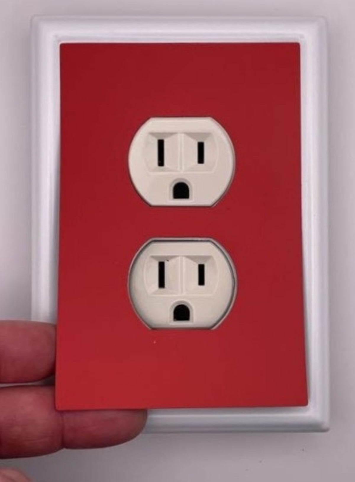 Solid Red Decorative Magnetic Insert