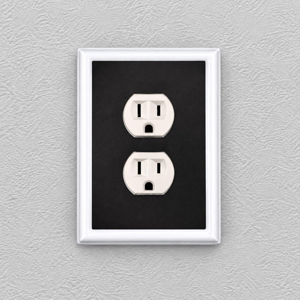 Switch Ups® Magnetic Insert – Solid Black (for Double Toggle Wall Plate)