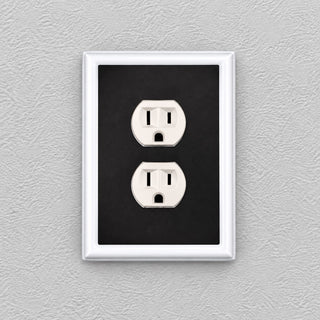 Switch Ups® Magnetic Insert – Solid Black (for Double Toggle Wall Plate)