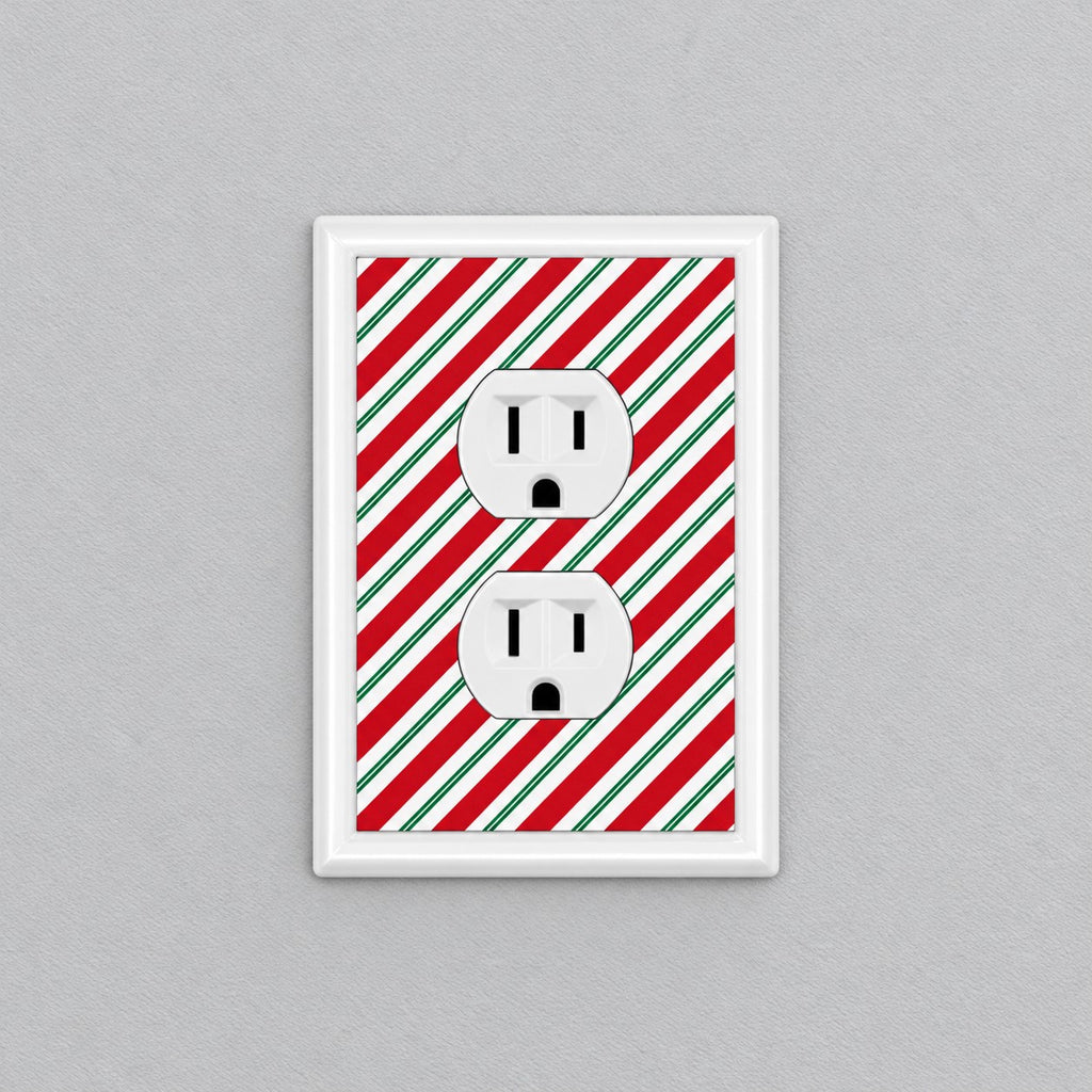 Candy Cane Stripes Decorative Magnetic Insert