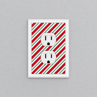 Candy Cane Stripes Decorative Magnetic Insert