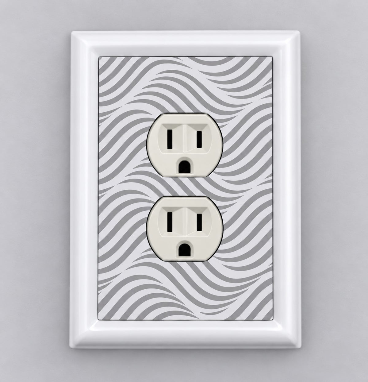 Wavy Gray Decorative Magnetic Insert