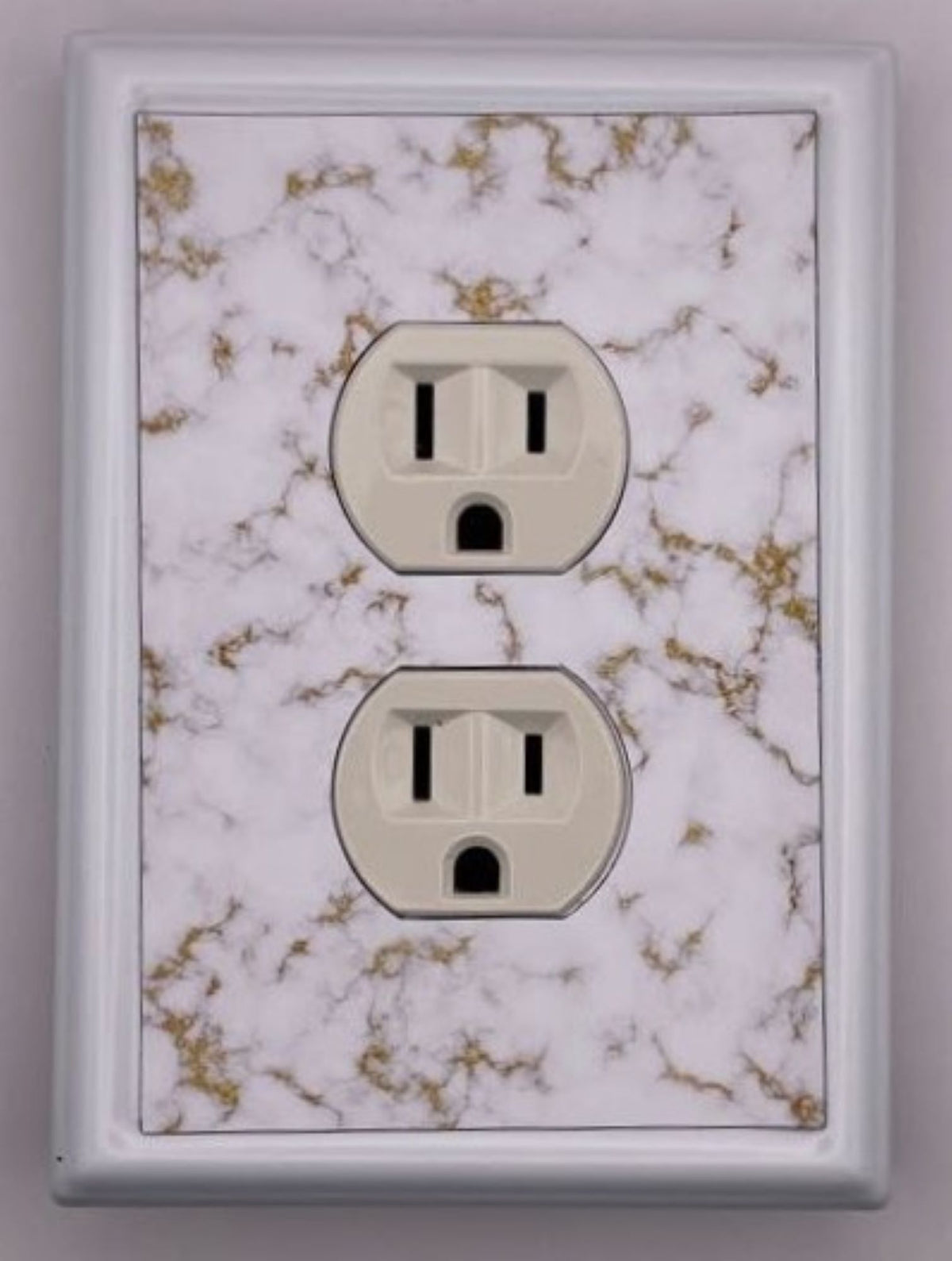 White Marble Decorative Magnetic Insert