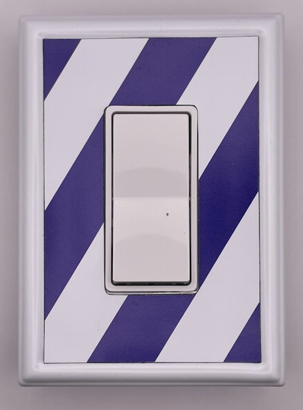 Periwinkle Stripes Decorative Magnetic Insert