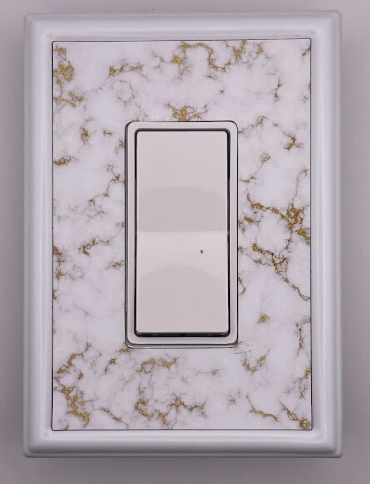 White Marble Decorative Magnetic Insert