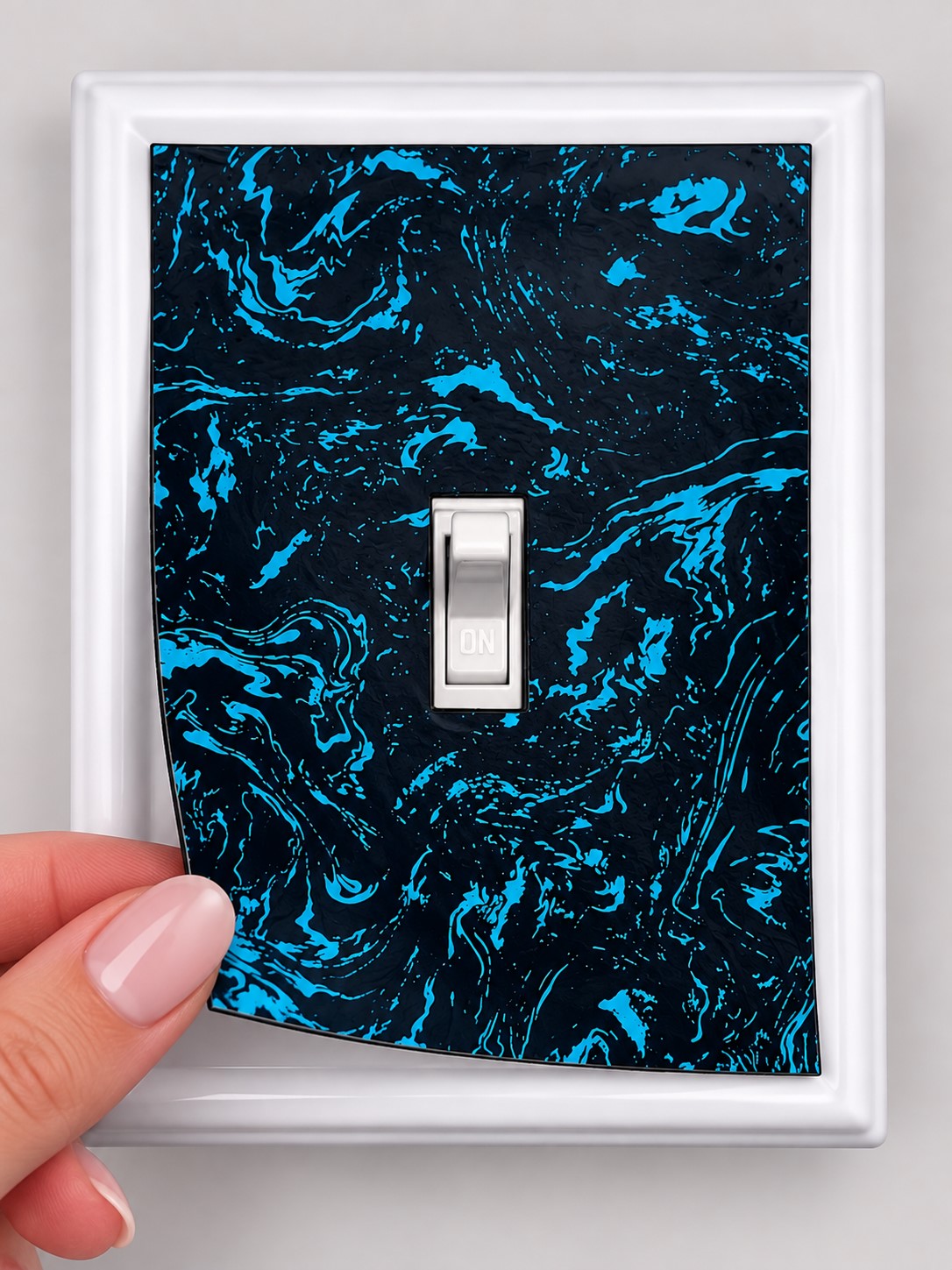 Blue Marble Decorative Magnetic Insert