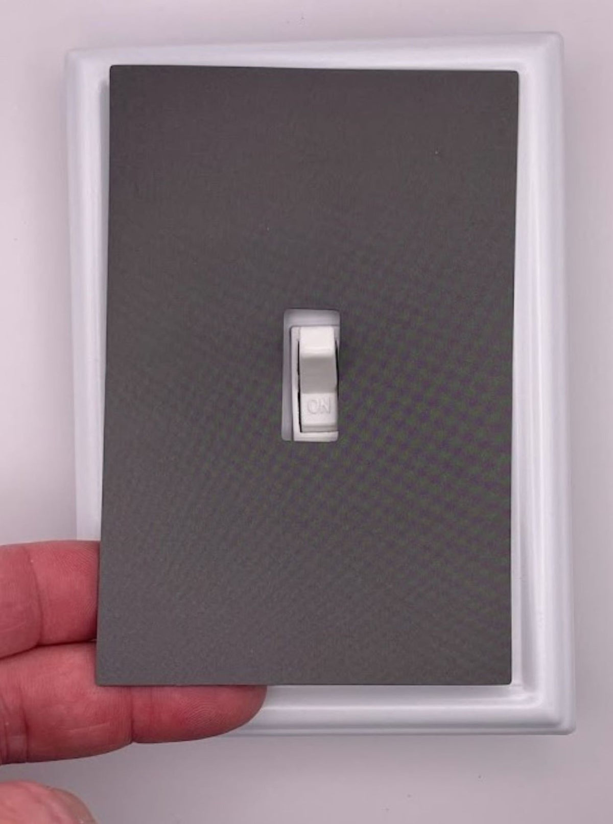 Solid Charcoal Gray Decorative Magnetic Insert