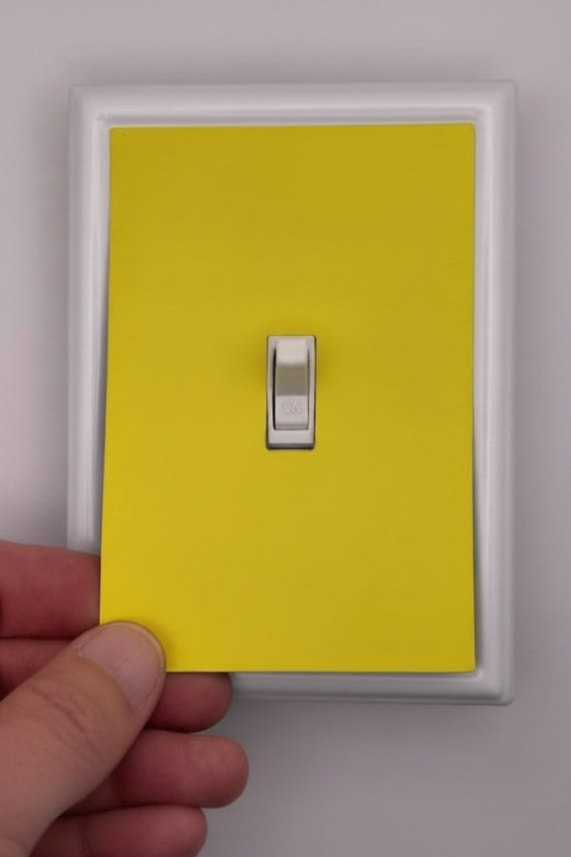 Solid Yellow Decorative Magnetic Insert