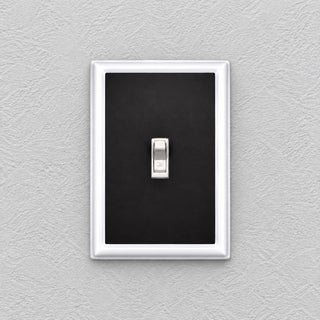 Switch Ups® Magnetic Insert – Solid Black (for Double Toggle Wall Plate)