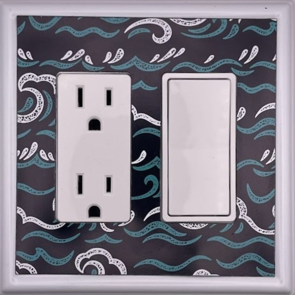 Blue Waves Decorative Magnetic Insert