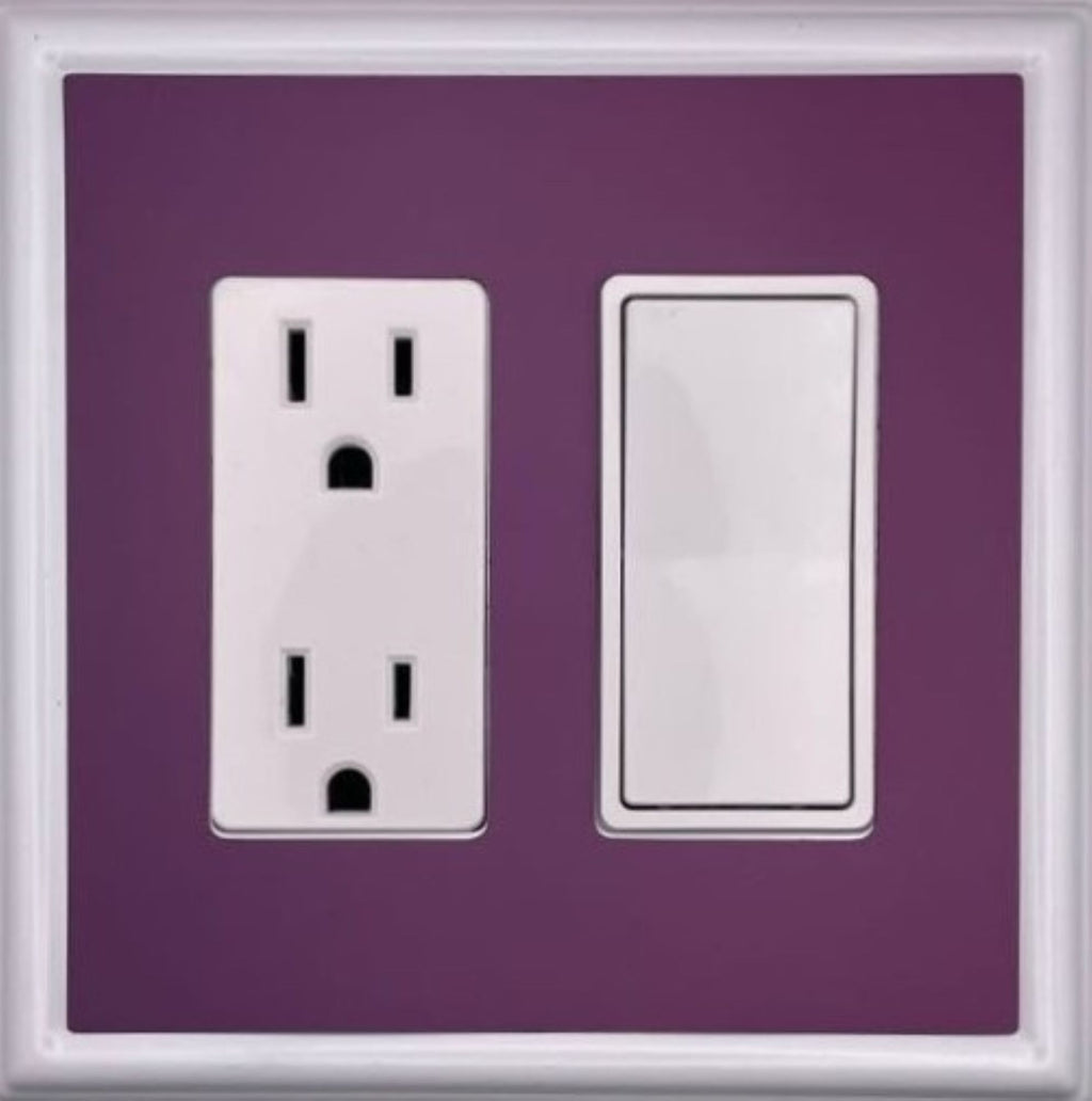 Solid Purple Decorative Magnetic Insert