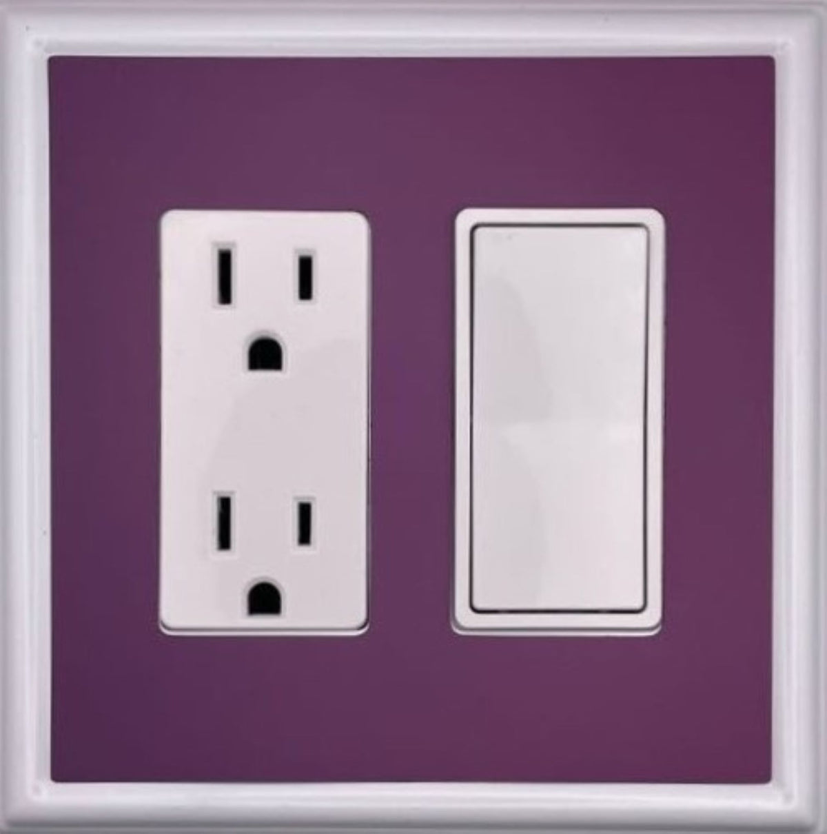 Solid Purple Decorative Magnetic Insert