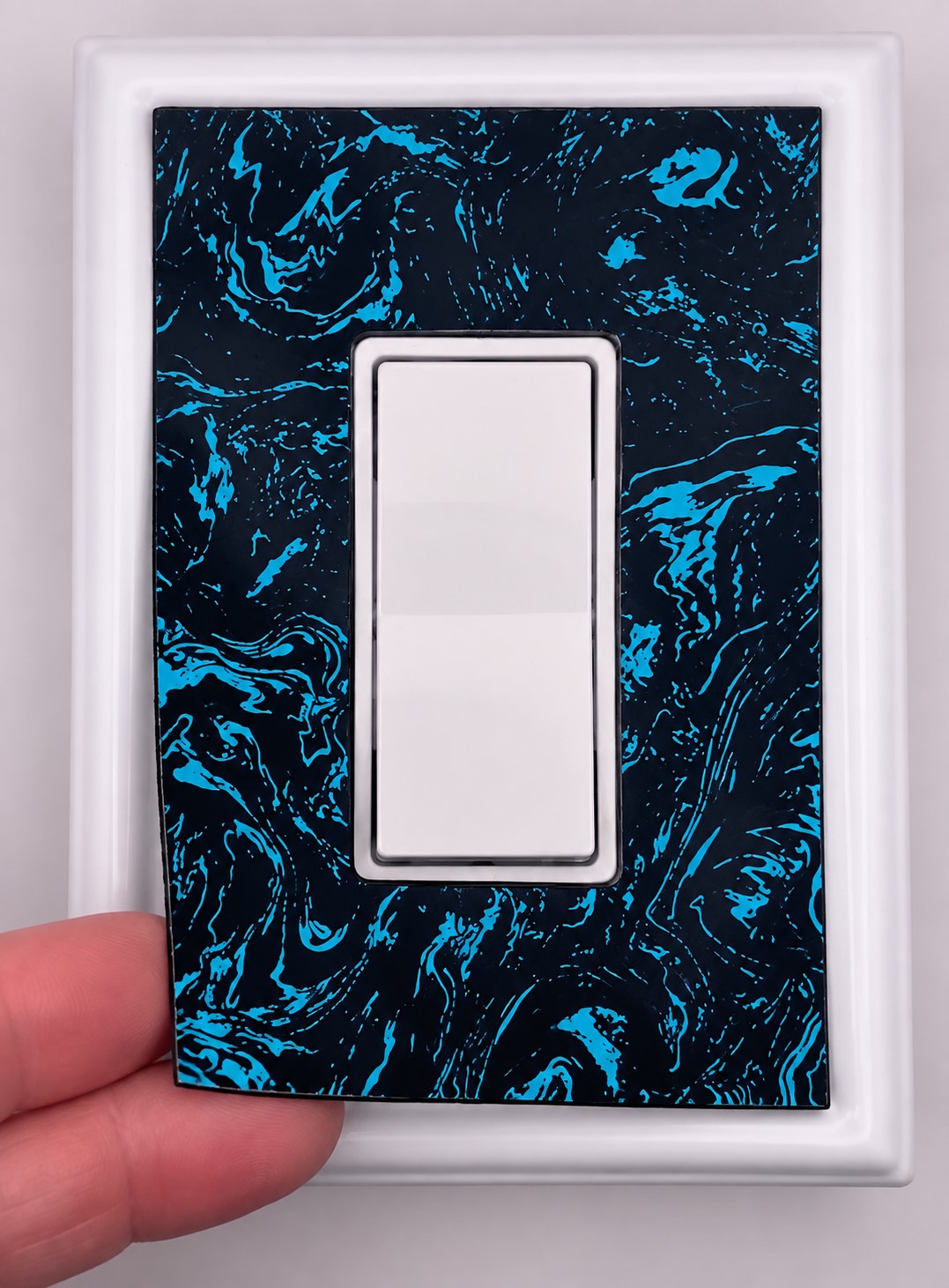 Blue Marble Decorative Magnetic Insert