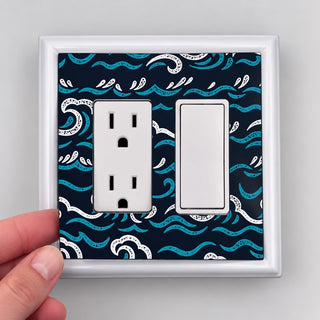Blue Waves Decorative Magnetic Insert