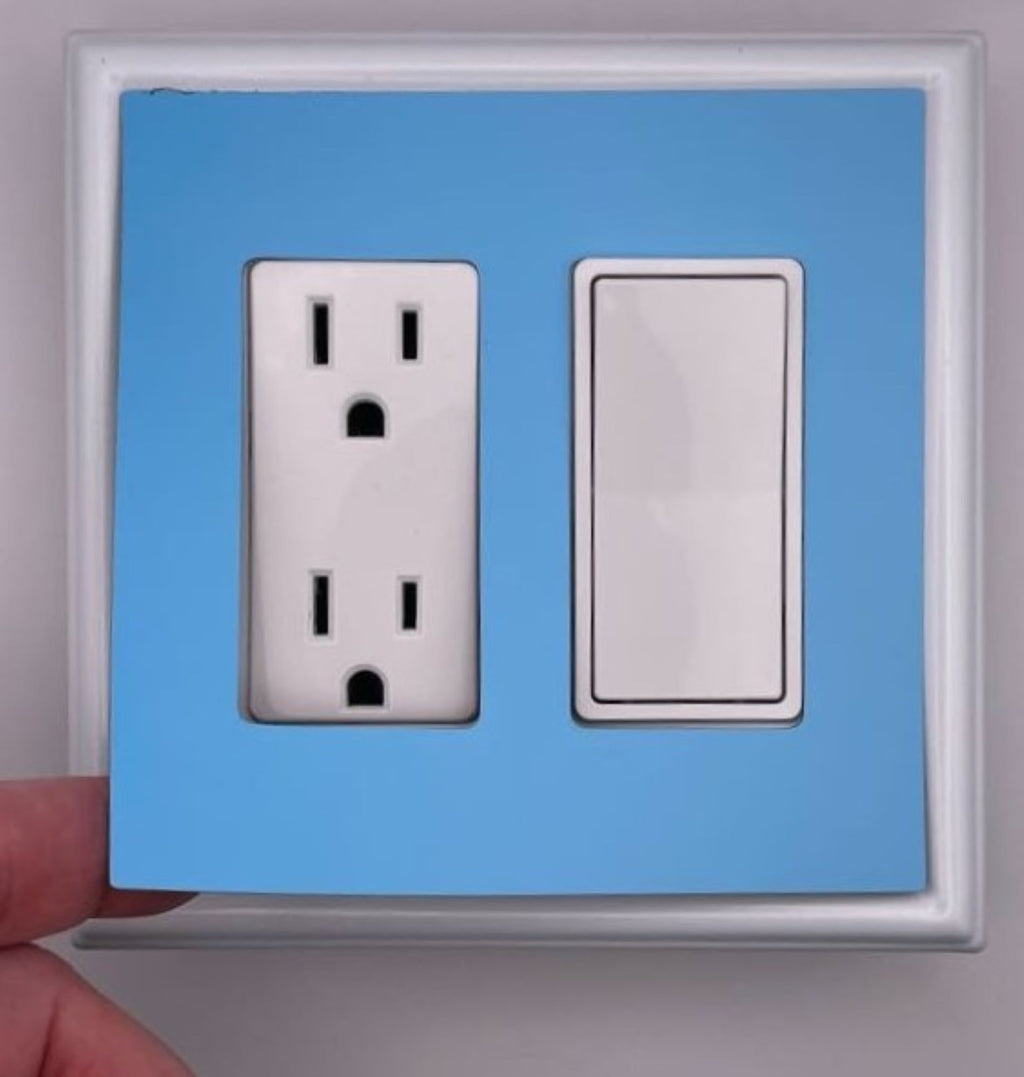 Solid Light Blue Decorative Magnetic Insert