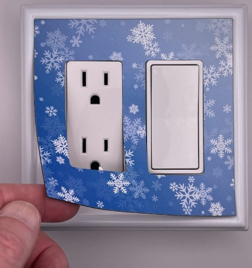 Snow Flakes Decorative Magnetic Insert