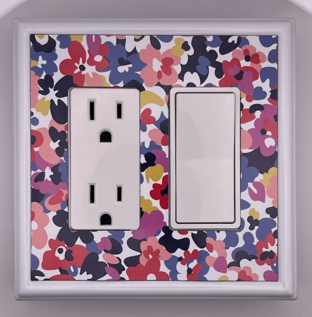 Abstract Floral Decorative Magnetic Insert