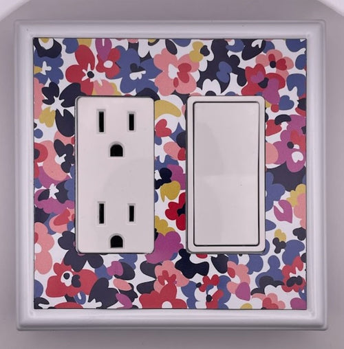 Abstract Floral Decorative Magnetic Insert