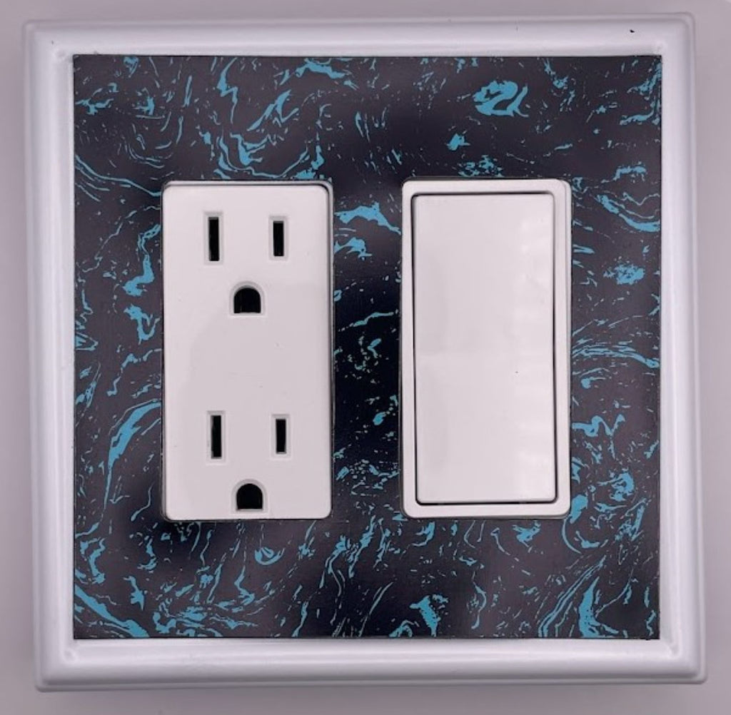 Blue Marble Decorative Magnetic Insert