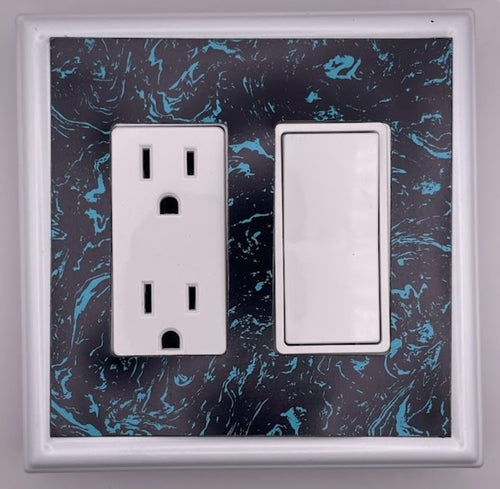 Blue Marble Decorative Magnetic Insert