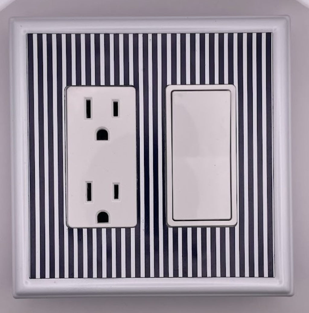 Blue Stripes Decorative Magnetic Insert