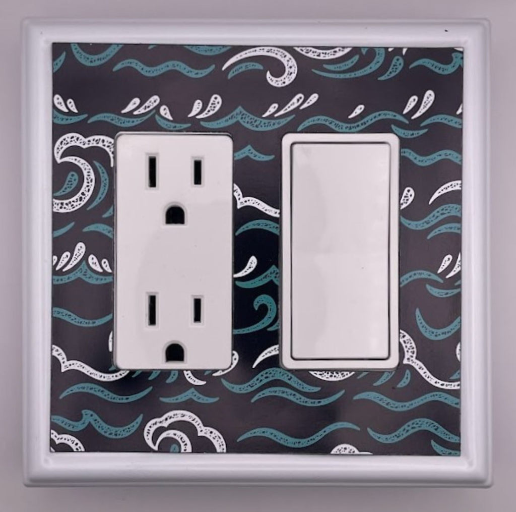 Blue Waves Decorative Magnetic Insert