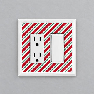 Candy Cane Stripes Decorative Magnetic Insert