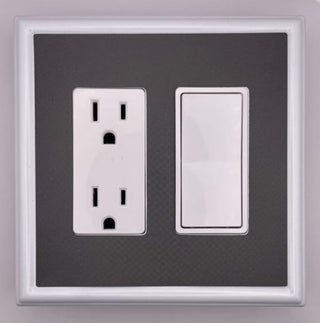 Solid Charcoal Gray Decorative Magnetic Insert