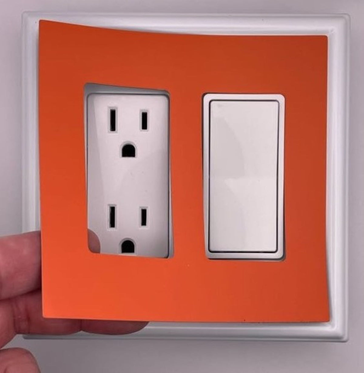 Solid Orange Decorative Magnetic Insert