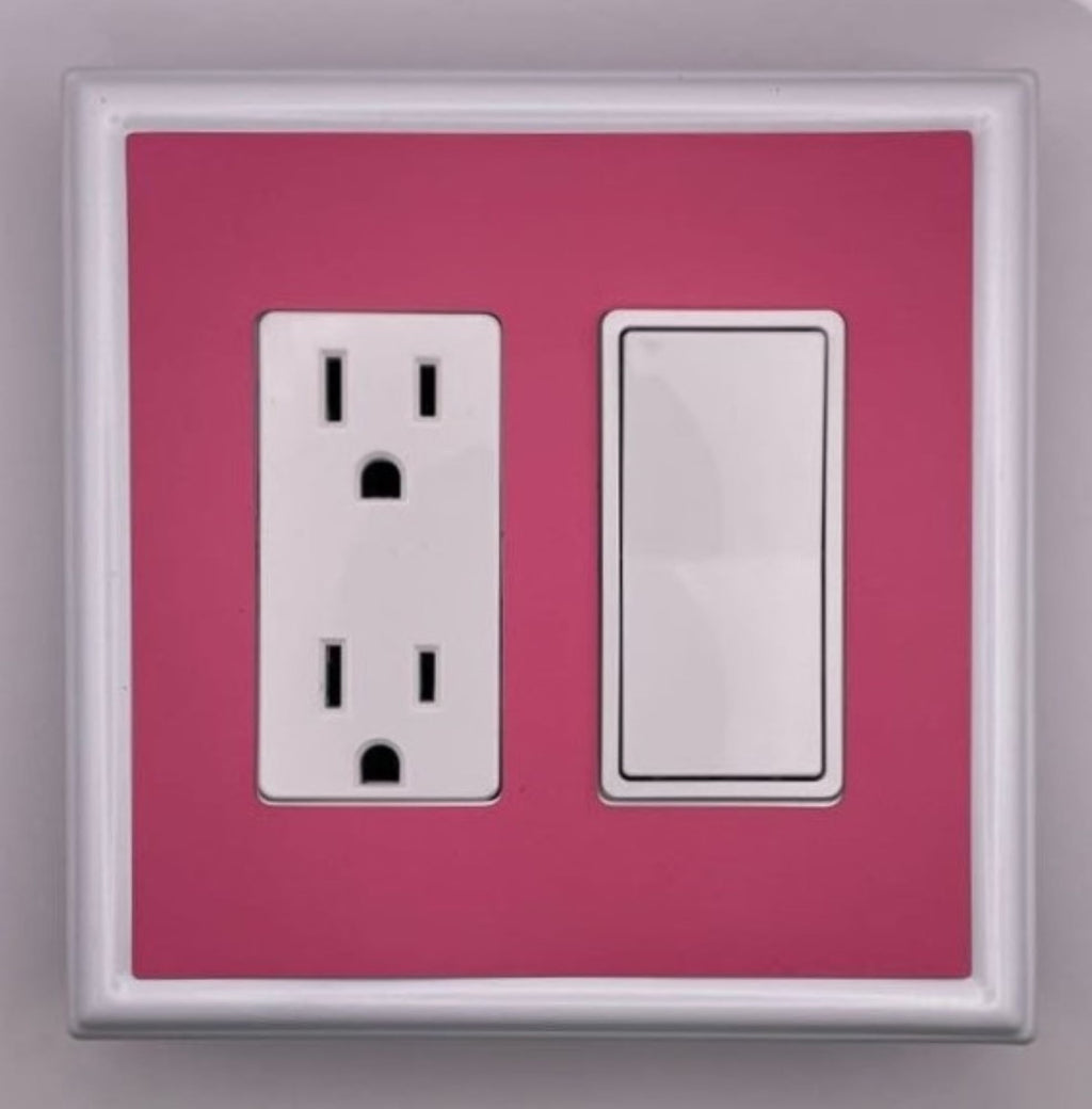 Solid Pink Decorative Magnetic Insert