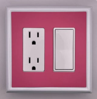 Solid Pink Decorative Magnetic Insert