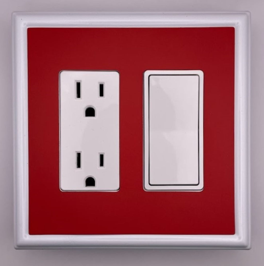 Solid Red Decorative Magnetic Insert