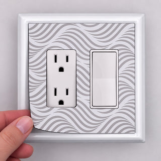 Wavy Gray Decorative Magnetic Insert