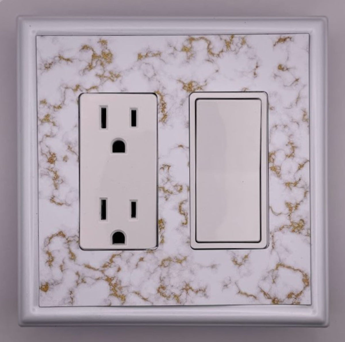 White Marble Decorative Magnetic Insert