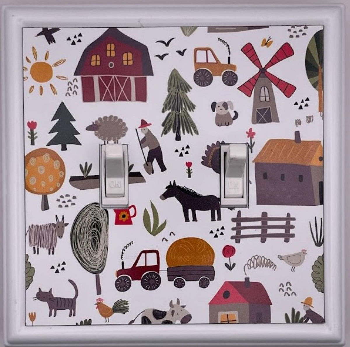 Farmhouse Friends Decorative Magnetic Insert