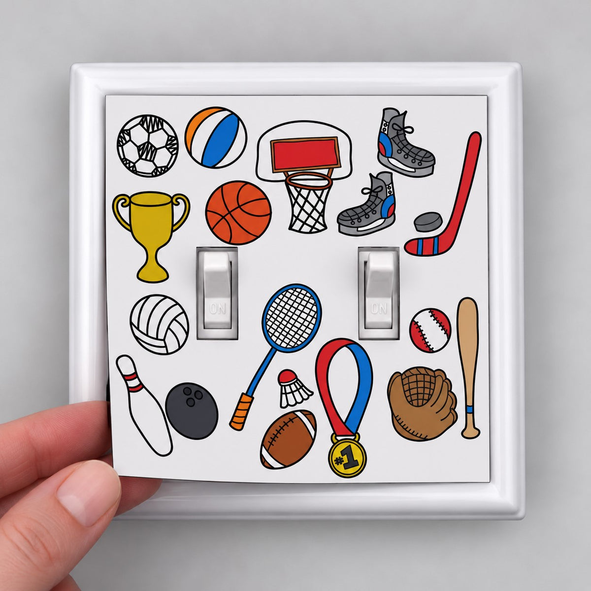 Sports Decorative Magnetic Insert