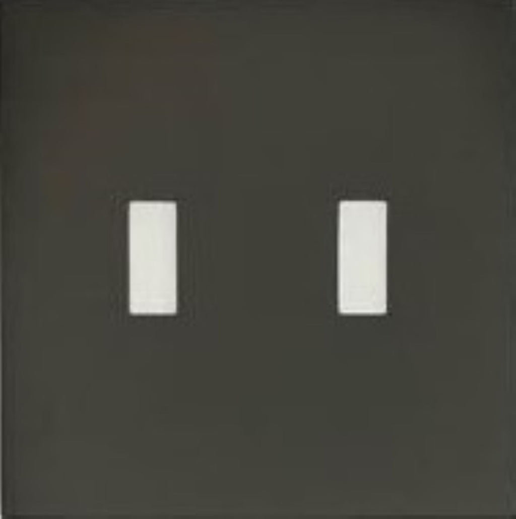 Switch Ups® Magnetic Insert – Solid Black (for Double Toggle Wall Plate)