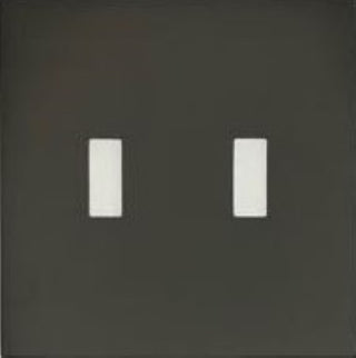 Switch Ups® Magnetic Insert – Solid Black (for Double Toggle Wall Plate)