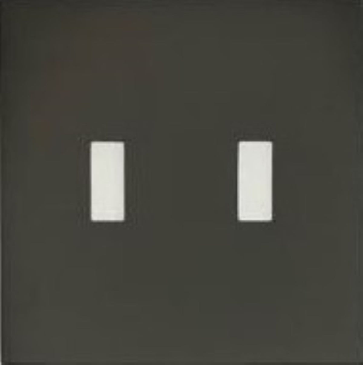Switch Ups® Magnetic Insert – Solid Black (for Double Toggle Wall Plate)
