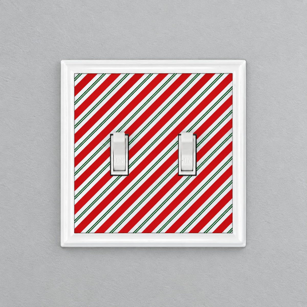 Candy Cane Stripes Decorative Magnetic Insert