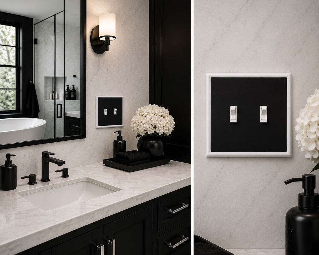 Solid Black Decorative Magnetic Insert