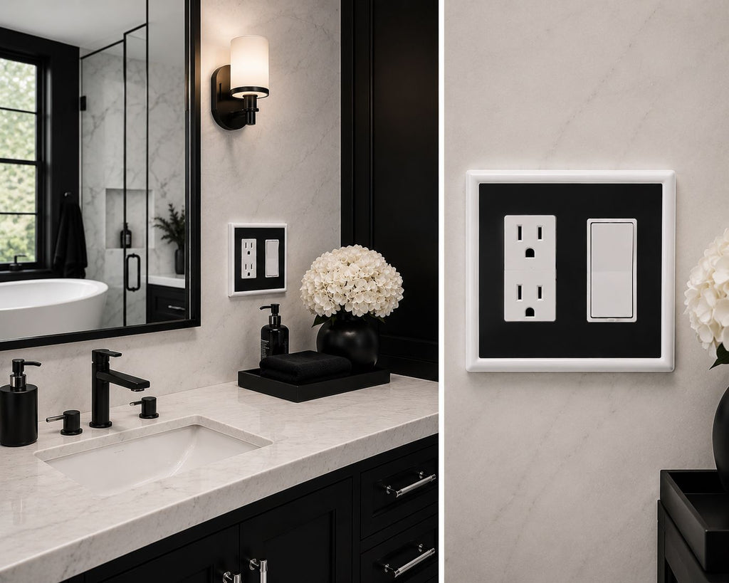 Solid Black Decorative Magnetic Insert