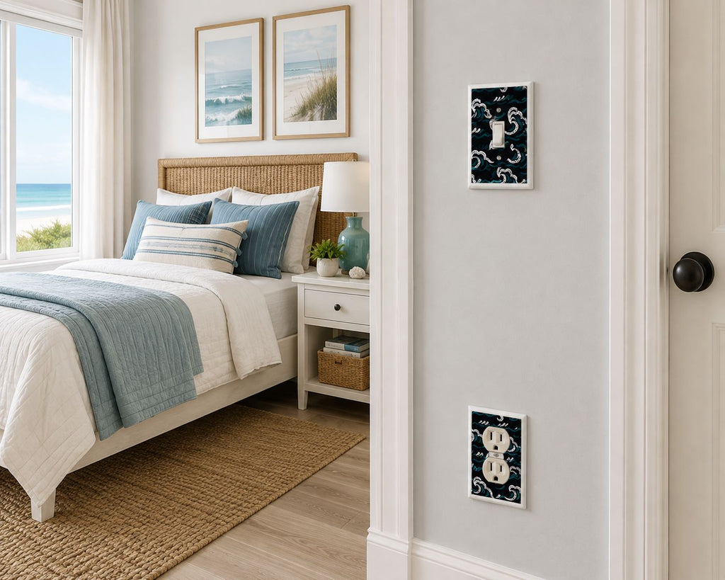 Blue Waves Decorative Magnetic Insert