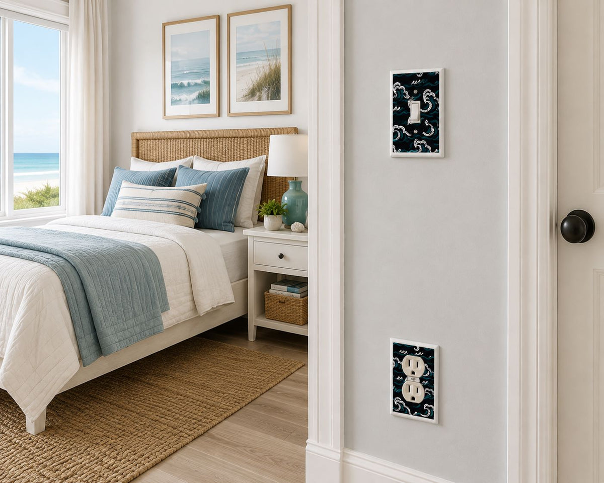 Blue Waves Decorative Magnetic Insert
