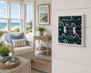 Blue Waves Decorative Magnetic Insert