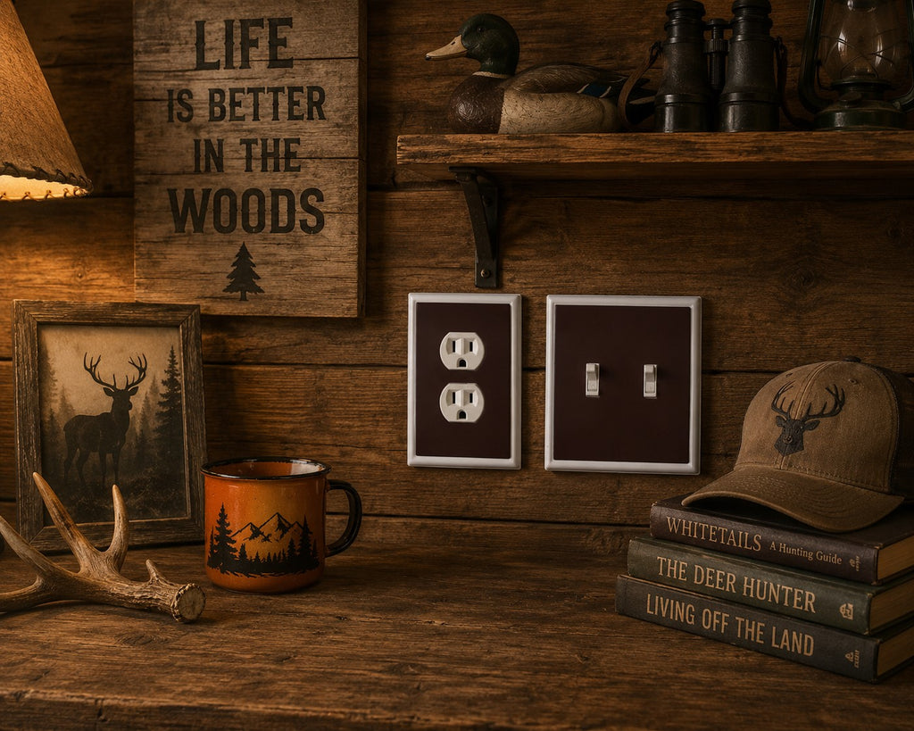 Solid Brown Decorative Magnetic Insert