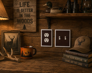 Solid Brown Decorative Magnetic Insert
