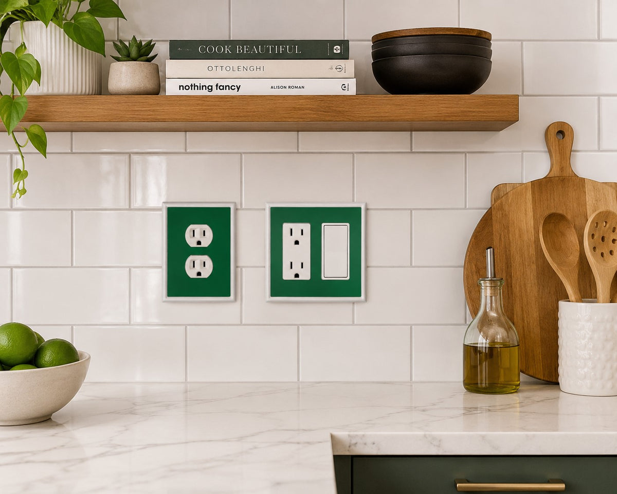 Solid Green Decorative Magnetic Insert